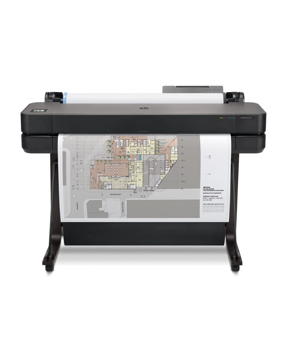 L'imprimante HP DesignJet T630 36 pouces (5HB11A) est une solution d'impression grand format idéale pour les professionnels du design et de l'architecture. Offrant une qualité d'impression exceptionnelle jusqu'à 36 pouces, elle combine simplicité, fiabilité et des performances rapides pour des projets de grande envergure.